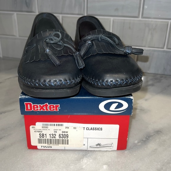 NIB Dexter navy slip on shoes - Picture 2 of 6
